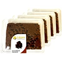 Lázaro Bizcocho de Chocolate con Pepitas de Chocolate- 350g- Pack de 4